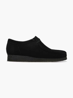 Clarks Originals mokasyny zamszowe Wallabee kolor czarny 26155519