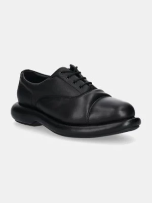 Clarks Originals półbuty skórzane CUR Oxford 1 damskie kolor czarny na platformie 26178338