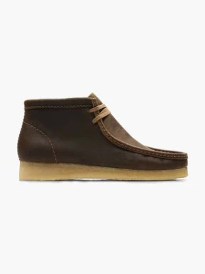 Clarks Originals półbuty skórzane Wallabee Boot kolor brązowy 26155513