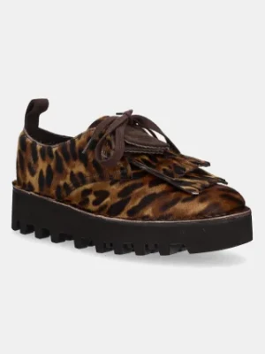 Clarks Originals półbuty skórzane x Engineered Garments Desert Khan kolor brązowy 26183857