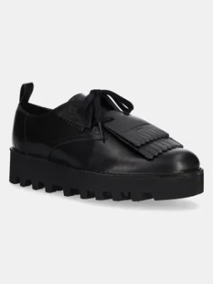 Clarks Originals półbuty skórzane x Engineered Garments Desert Khan kolor czarny 26183855