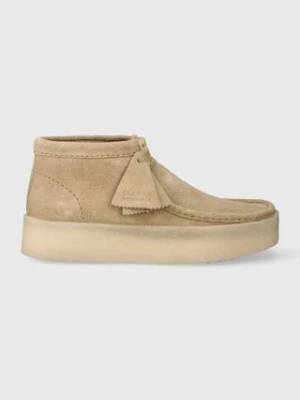 Clarks Originals półbuty Wallabee Cup męskie kolor beżowy 26173316