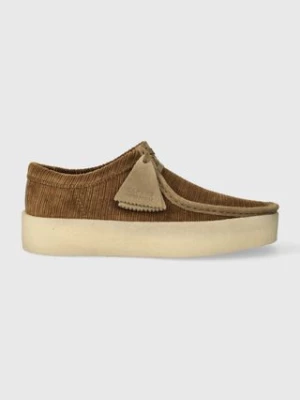 Clarks Originals półbuty Wallabee Cup męskie kolor brązowy 26174040