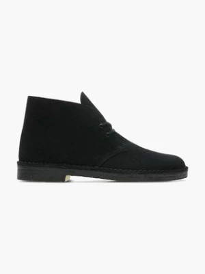 Clarks Originals półbuty zamszowe Desert Boot męskie kolor czarny 26155480