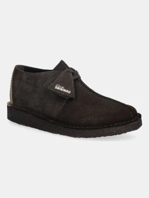 Clarks Originals półbuty zamszowe Desert Trek męskie kolor brązowy 26178477