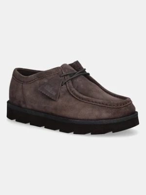 Clarks Originals półbuty zamszowe Meare Walla męskie kolor brązowy 26182840