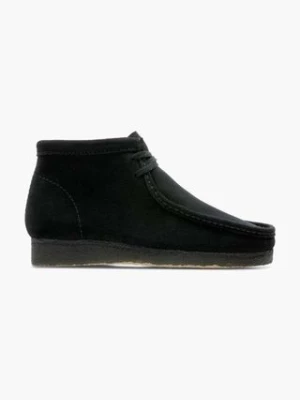 Clarks Originals półbuty zamszowe Wallabee Boot męskie kolor czarny 26155517