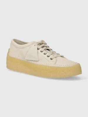 Clarks Originals sneakersy zamszowe Caravan Low kolor beżowy 26176552