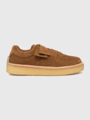 Clarks Originals sneakersy zamszowe Sandford kolor brązowy 26173373