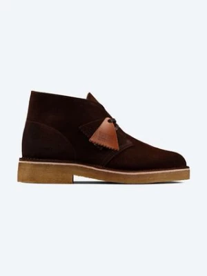 Clarks Originals trzewiki Desert Boot kolor brązowy 26162405