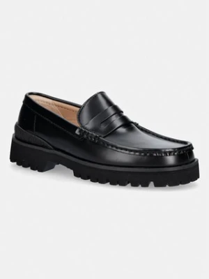 Clarks Originals Yukoner Penny mokasyny na platformie męskie skórzane
