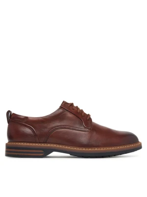 Clarks Półbuty Aldwin2 Derby 26320300 Brązowy