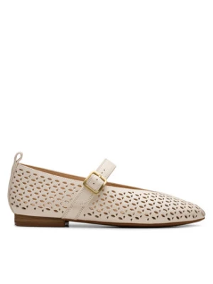 Clarks Półbuty Fawna Jane 26181230 Écru