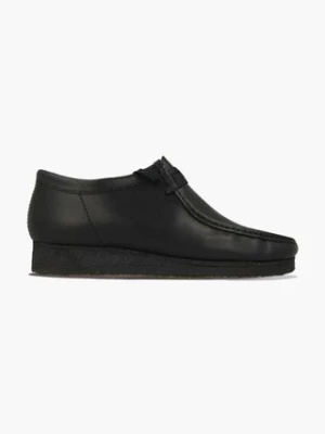 Clarks półbuty skórzane Wallabee kolor czarny 26155514-BLACK Clarks Originals