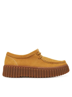 Clarks Półbuty Torhill Bee 26181188 Złoty
