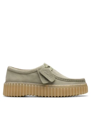 Clarks Półbuty Torhill Bee 26181190 Zielony