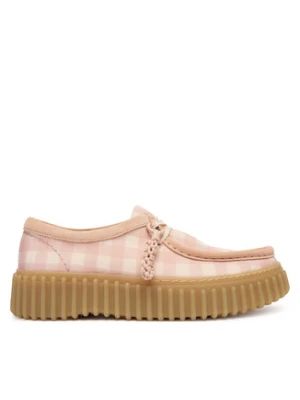 Clarks Półbuty Torhill Bee 26186298 Różowy