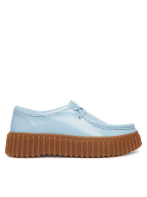 Clarks Półbuty Torhill Bee 26186669 Błękitny