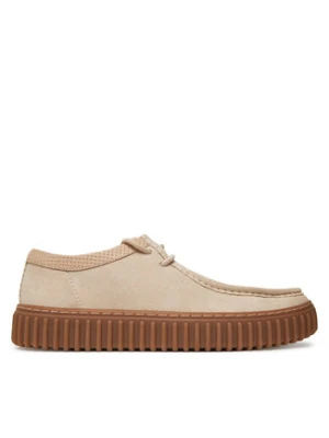 Clarks Półbuty Torhill Low 26180906 Écru