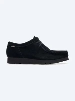 Clarks półbuty zamszowe Wallabee BT GTX męskie kolor czarny 26149449 Clarks Originals