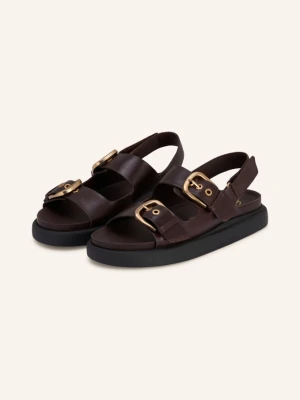 Clarks Sandały Aristella Bay braun CIEMNOBRĄZOWY
