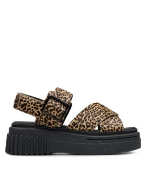 Clarks Sandały Evamar Wish 26182050 Brązowy
