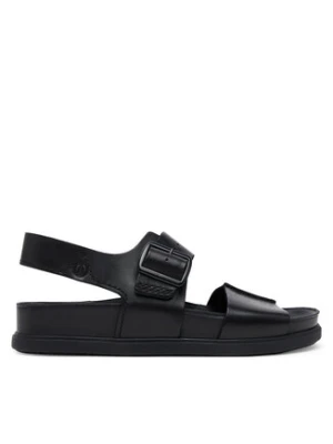 Clarks Sandały Torford Strap 26180896 Czarny
