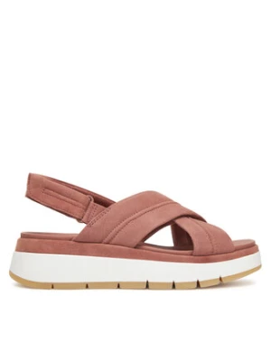 Clarks Sandały Tuscan Cross 26181471 Różowy