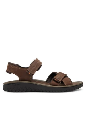 Clarks Sandały Wesley Shore 26182009 Brązowy