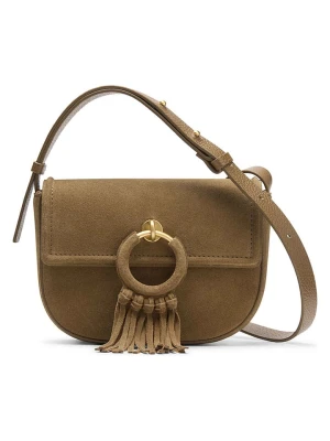 Clarks Skórzana torebka "Casual Cross 2" w kolorze beżowym - 20 x 15 x 6 cm rozmiar: onesize