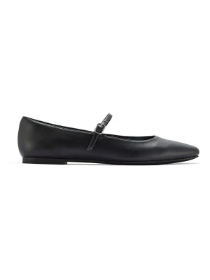 Clarks Skórzane baleriny "Emelina" w kolorze czarnym z paskiem rozmiar: 36