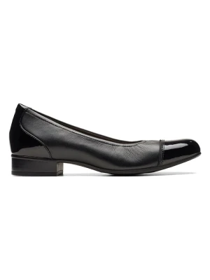Clarks Skórzane baleriny "Juliet Step" w kolorze czarnym rozmiar: 36