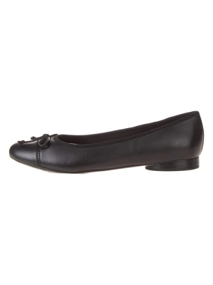 Clarks Skórzane baleriny "Loreleigh Rae" w kolorze czarnym rozmiar: 38