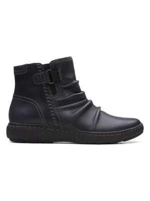 Clarks Skórzane botki "Caroline Orchid" w kolorze czarnym rozmiar: 39,5