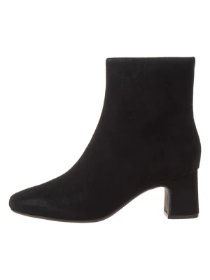Clarks Skórzane botki "Fernie" w kolorze czarnym rozmiar: 37