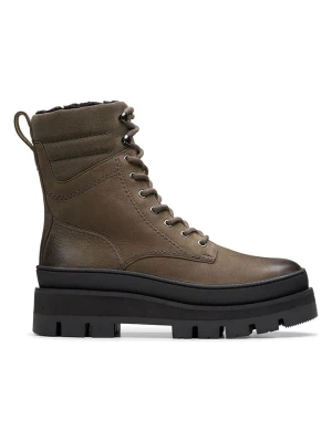 Clarks Skórzane botki "Orianna 2" w kolorze brązowym rozmiar: 41