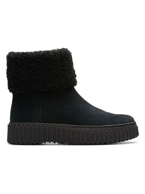Clarks Skórzane botki "Torhill Turn" w kolorze czarnym rozmiar: 39