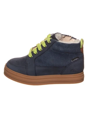 Clarks Skórzane botki w kolorze granatowym rozmiar: 28, 5
