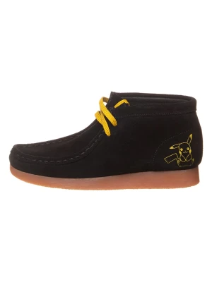 Clarks Skórzane botki "Wallabee Mist" w kolorze czarnym rozmiar: 37