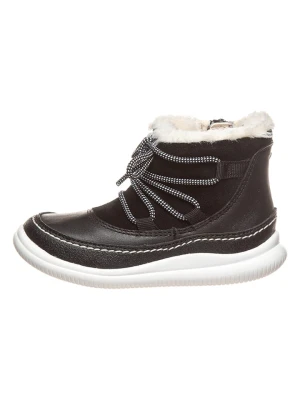 Clarks Skórzane botki zimowe "Crest Alpine" w kolorze czarnym rozmiar: 20