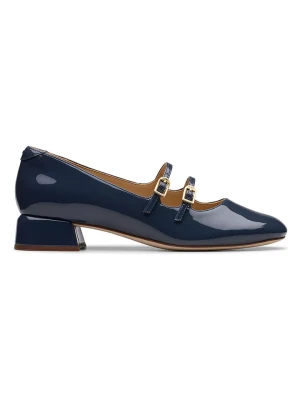 Clarks Skórzane czółenka "Daiss 30 Shine" w kolorze granatowym rozmiar: 41
