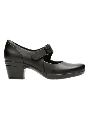 Clarks Skórzane czółenka "Emslie Lulin" w kolorze czarnym rozmiar: 42