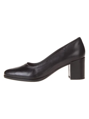 Clarks Skórzane czółenka "Freva55 Court" w kolorze czarnym rozmiar: 39
