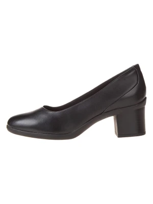 Clarks Skórzane czółenka "Shaya Poppy" w kolorze czarnym rozmiar: 38