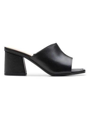 Clarks Skórzane klapki "Siara65" w kolorze czarnym rozmiar: 36