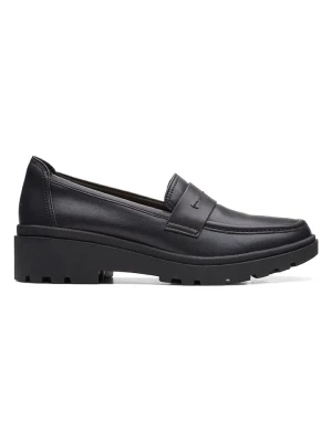 Clarks Skórzane mokasyny "Calla Ease" w kolorze czarnym rozmiar: 38