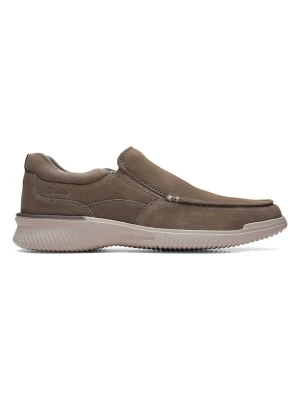 Clarks Skórzane mokasyny "Donaway" w kolorze szarobrązowym rozmiar: 40