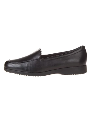 Clarks Skórzane mokasyny "Georgia" w kolorze czarnym rozmiar: 38