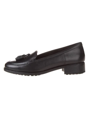 Clarks Skórzane mokasyny "Havisham Edge" w kolorze czarnym rozmiar: 38