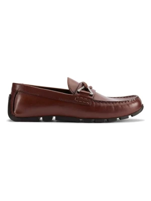 Clarks Skórzane mokasyny "Lea Oswick" w kolorze brązowym rozmiar: 41.5